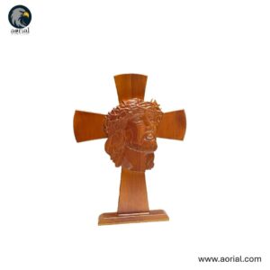 Wood Cross – Holy Face of Christ