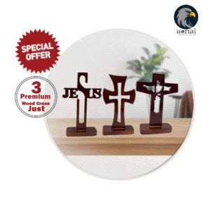 3 Unique Handcrafted Wooden Crosses